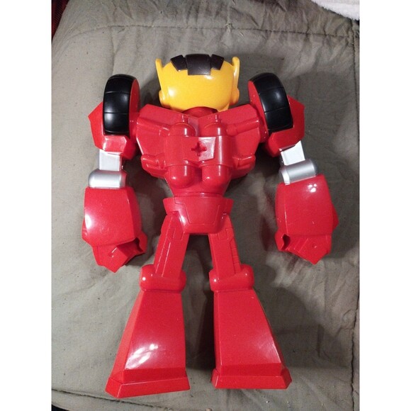 Playskool Heroes Transformers Rescue Bots Mega Mighties HOT SHOT 10" Figure - Picture 2 of 3